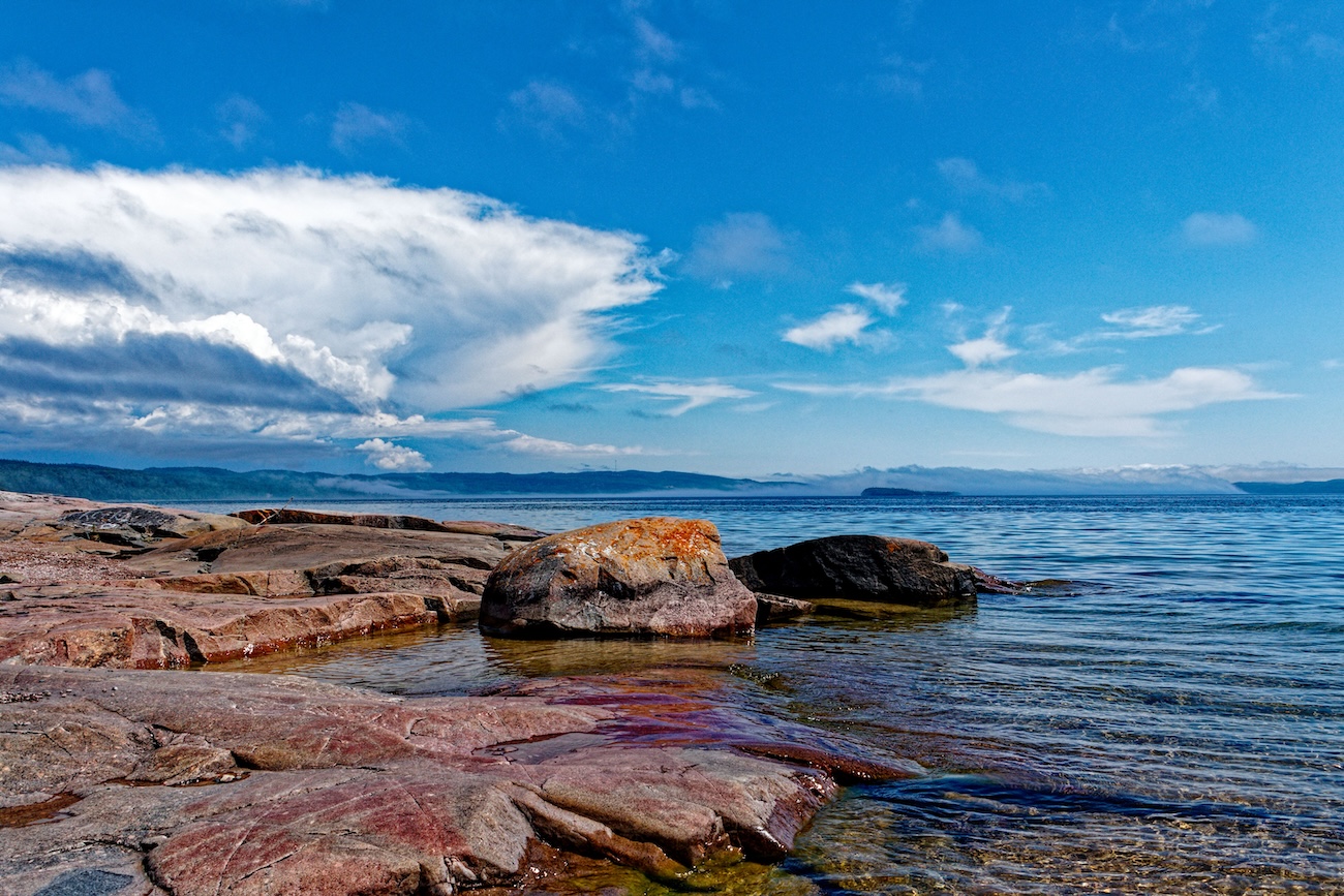 Agawa Bay rock paintings Lake Superior Ontario