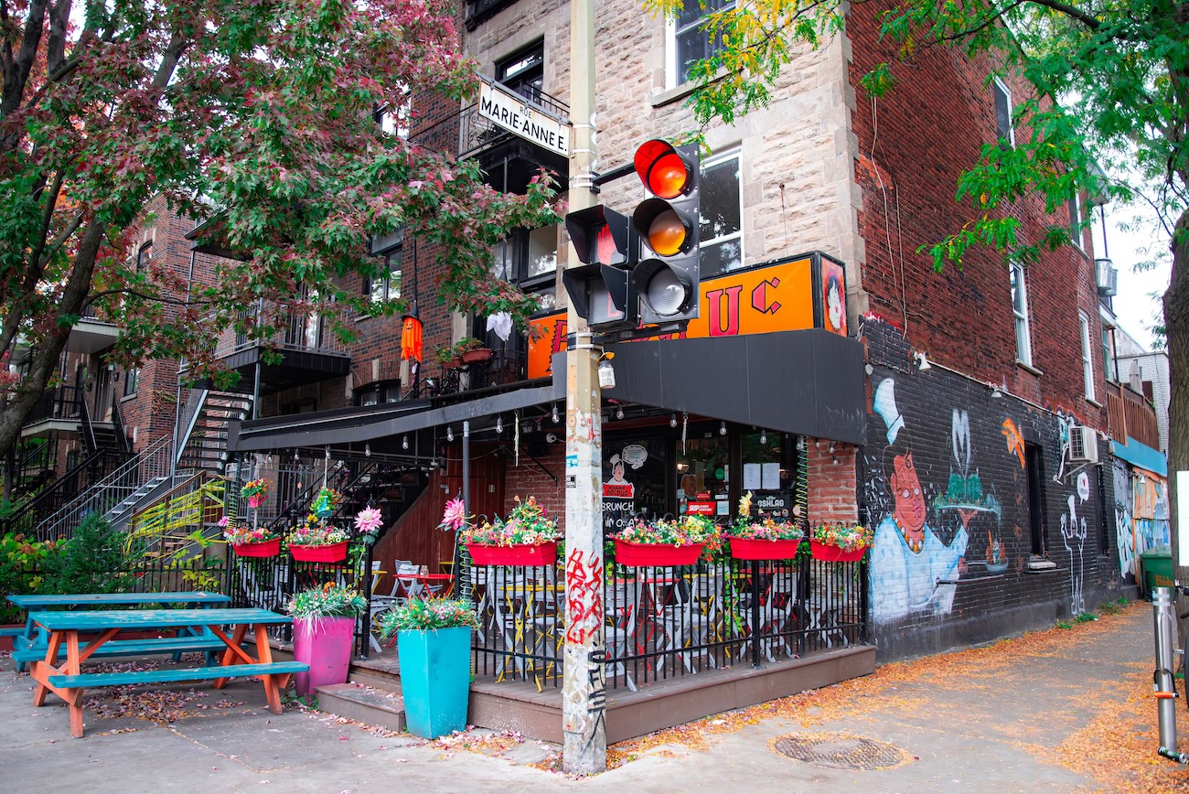 Parliament Street shops and cafes in Cabbagetown
