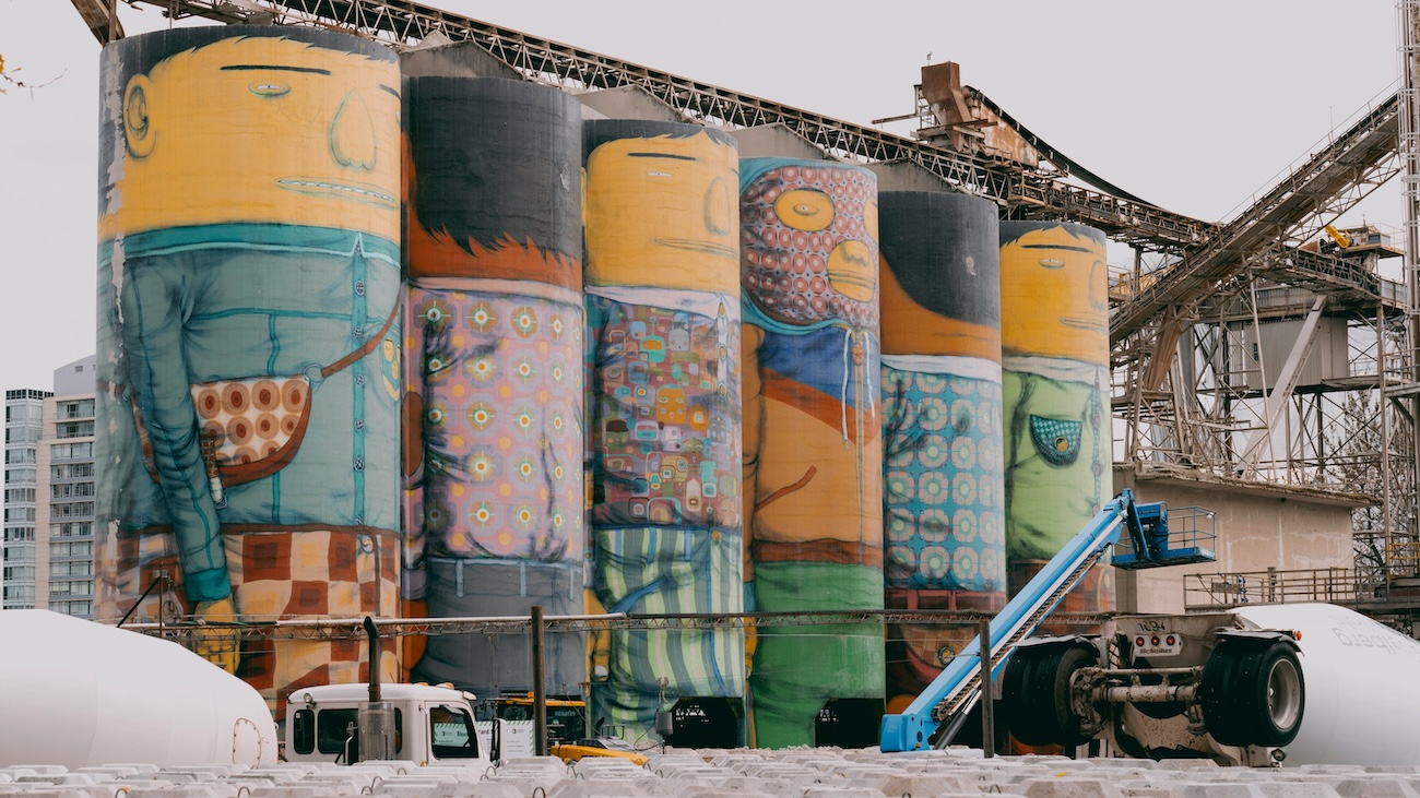 Painted Popsilos murals near Vankleek Hill Ontario