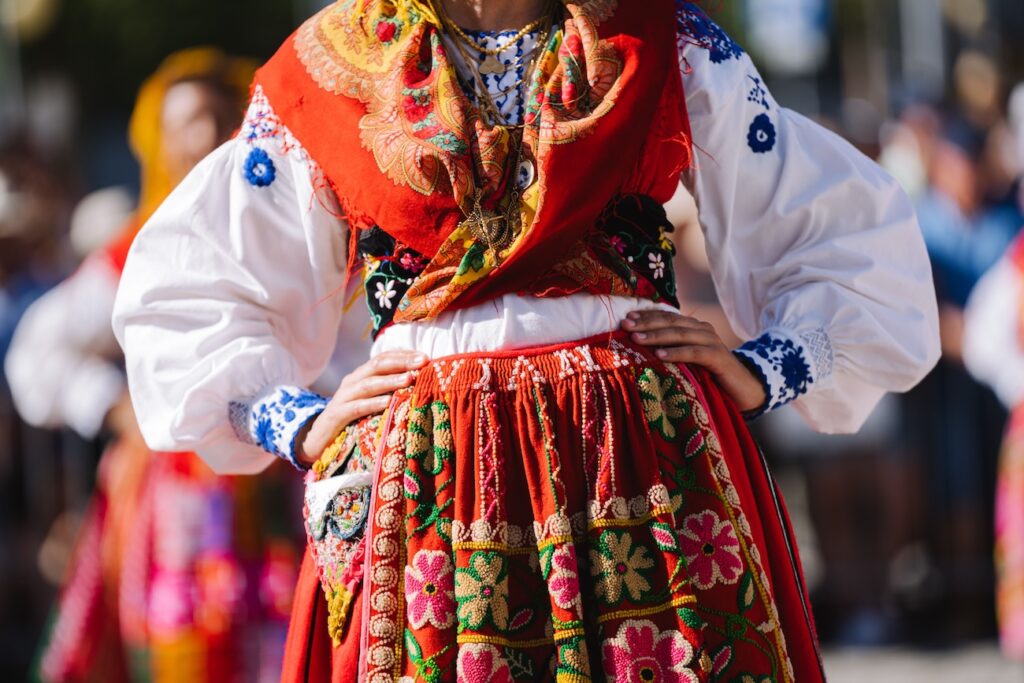 Crowds enjoying the Roncesvalles Polish Festival on Roncesvalles Avenue in Toronto