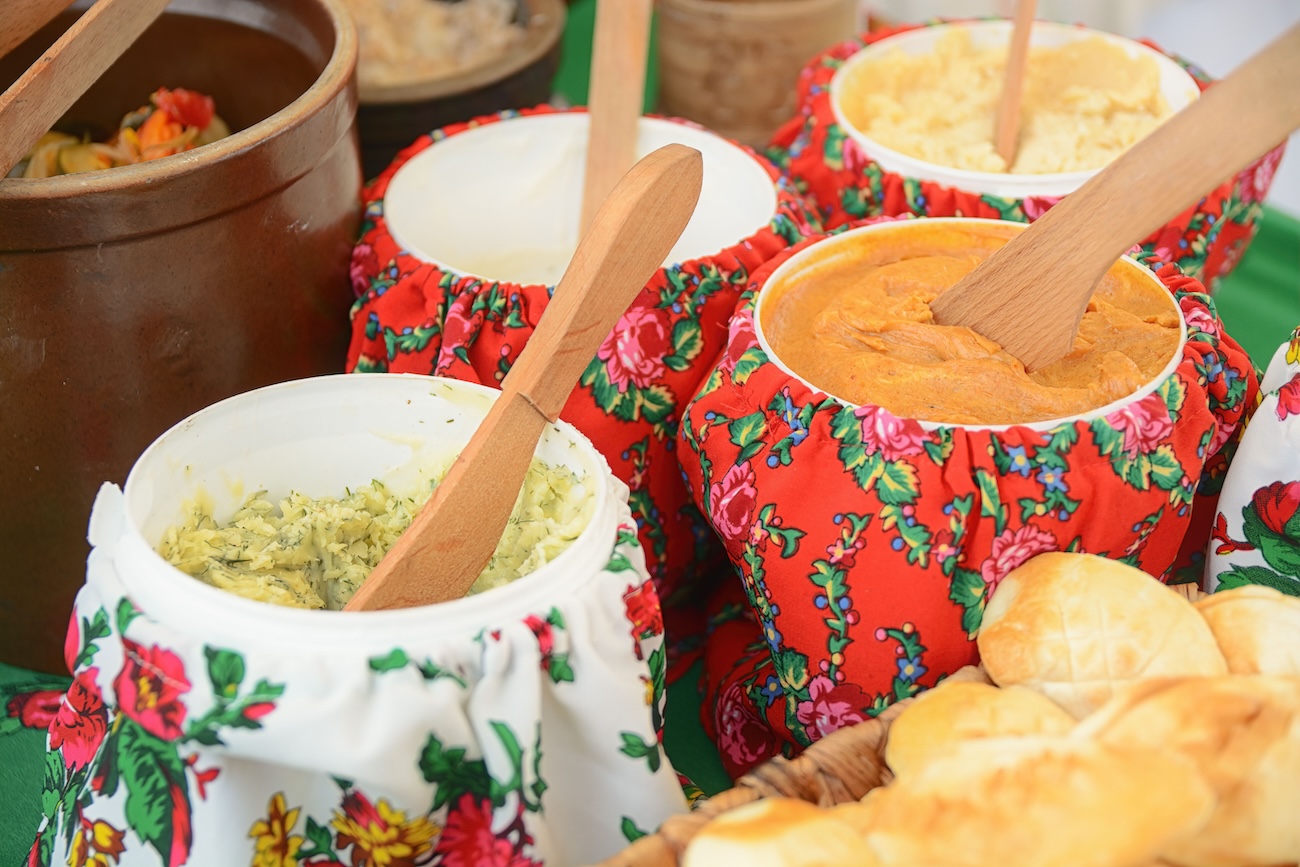 Food vendors and pierogi stalls at the Roncesvalles Polish Festival