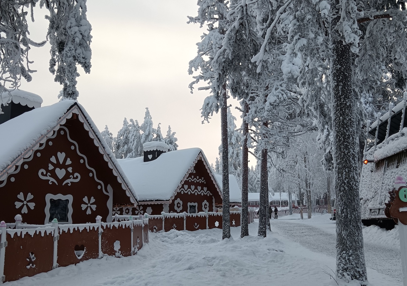 Victorian gingerbread houses in Vankleek Hill Ontario