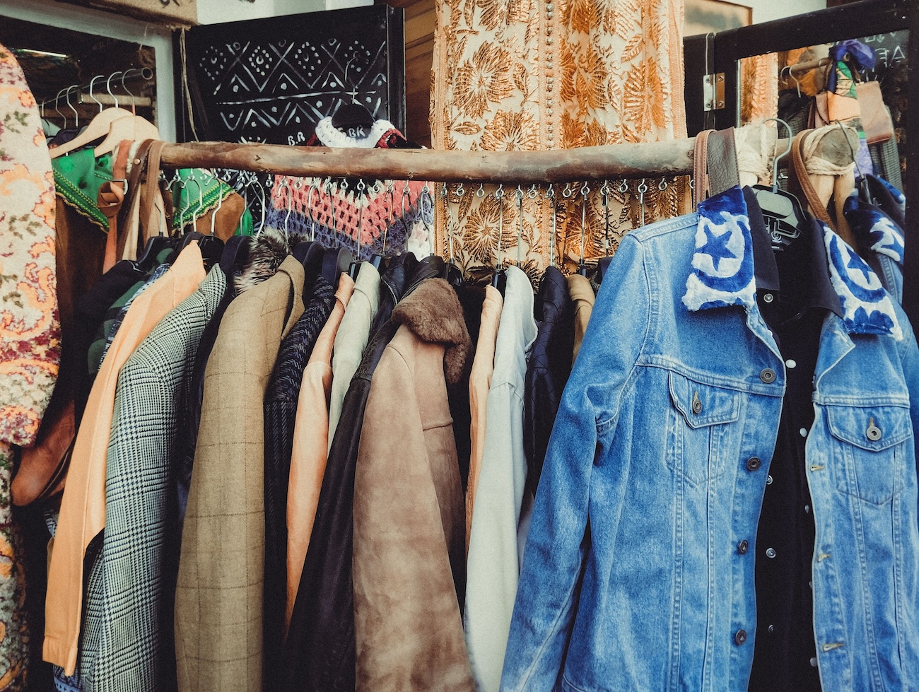 Vintage clothing and antique vendors at 613 flea market Ottawa