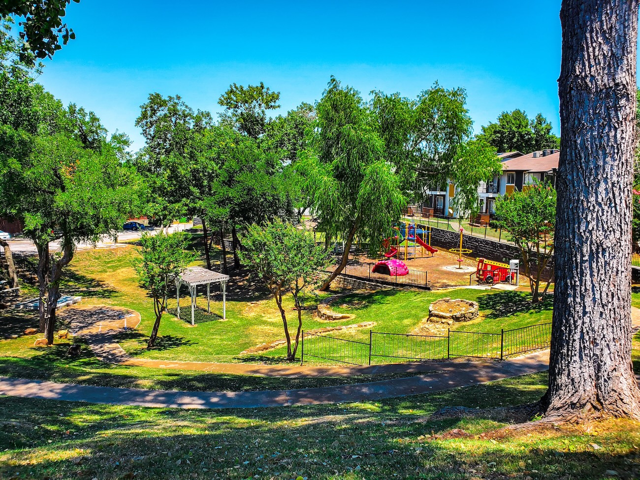 Inclusive playground at Thessalon Lakeside Park Campground