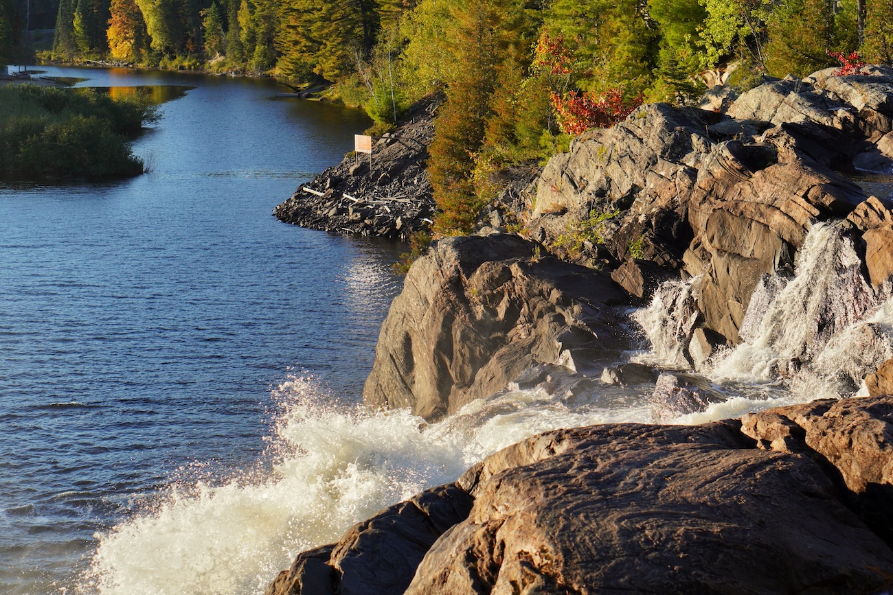 Wilson’s Falls on the Muskoka River near Bracebridge